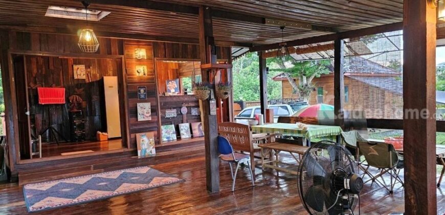 บ้านพร้อมที่ดิน ท่าใหม่ จันทบุรี บรรยากาศบ้านสวนธรรมชาติ