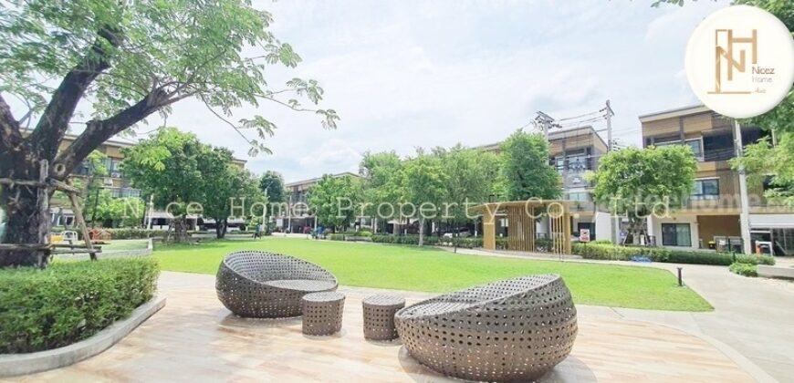 ขายทาวน์โฮม สัมมากร อเวนิว ชัยพฤกษ์-วงแหวน สภาพใหม่ หน้าสวน หลังริม