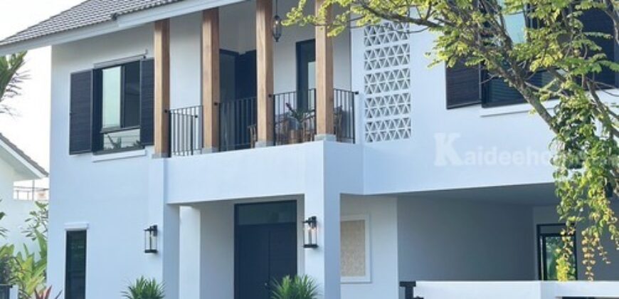 ขายบ้านสร้างเสร็จใหม่ แม่โจ้ อ.สันทราย เชียงใหม่