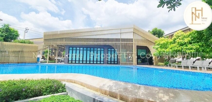 ขายทาวน์โฮม สัมมากร อเวนิว ชัยพฤกษ์-วงแหวน สภาพใหม่ หน้าสวน หลังริม