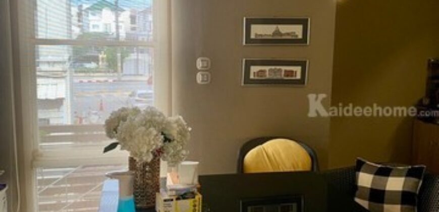 รหัสC6913 ให้เช่า Home Office 3ชั้น ทำเลย่านทาวน์อินทาวน์ ศรีวรา เลียบทางด่วนเอกมัย รามอินทรา พักอาศัยได้