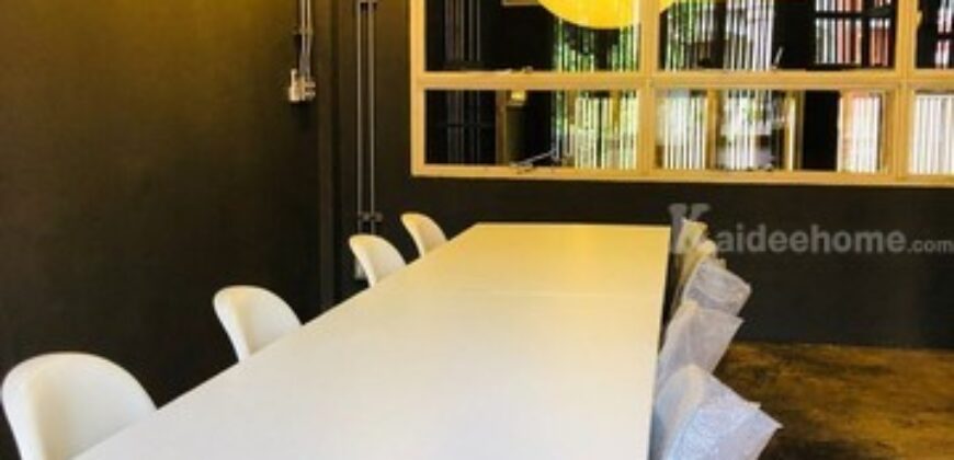 รหัสC6931 ให้เช่าโฮมออฟฟิศ 3ชั้น ตกแต่งสไตล์ LOFT ถนนพระราม9 ซอย19 ใกล้ทองหล่อ เอกมัย