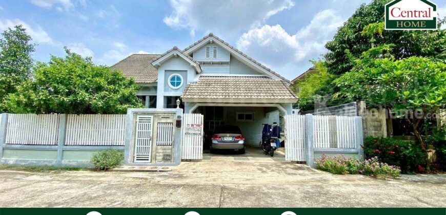 บ้านเดี่ยว ชั้นเดียว บ้านสวนดวงพร บางกรวย พร้อมอยู่ หลังมุม