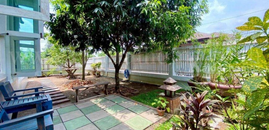 บ้านเดี่ยว ชั้นเดียว บ้านสวนดวงพร บางกรวย พร้อมอยู่ หลังมุม