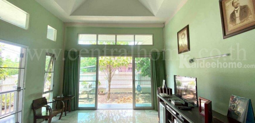 บ้านเดี่ยว ชั้นเดียว บ้านสวนดวงพร บางกรวย พร้อมอยู่ หลังมุม