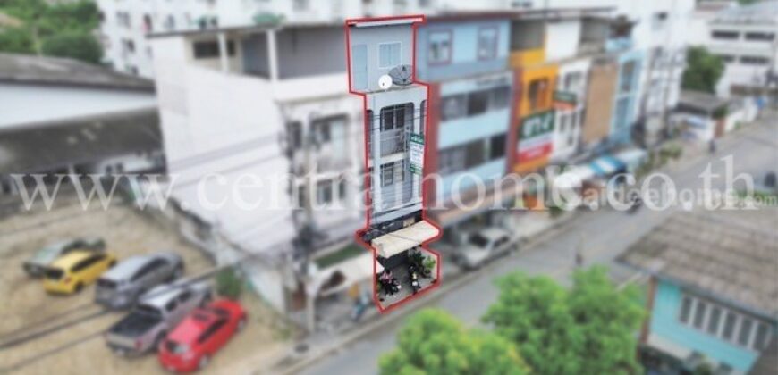 อาคารพาณิชย์ 4 ชั้น ซอยติวานนท์ 38 ใกล้รถไฟฟ้าสายสีชมพู