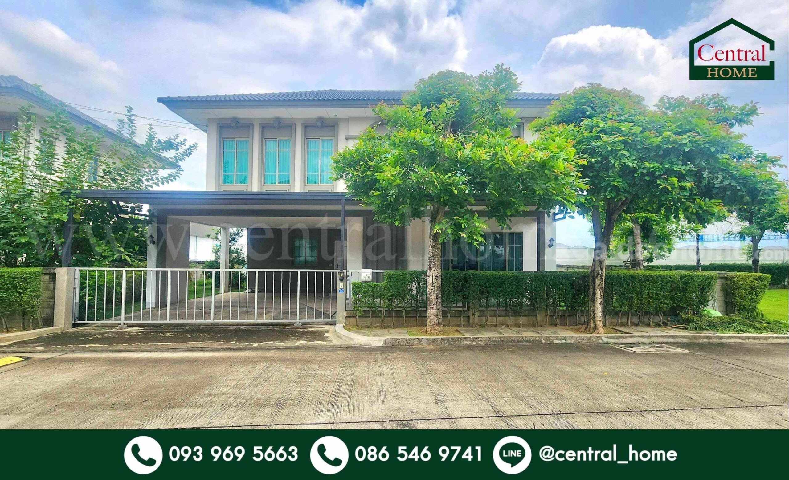 บ้านเดี่ยว เสนาวิลเลจ วงแหวน – บางบัวทอง บ้านสวย พร้อมอยู่