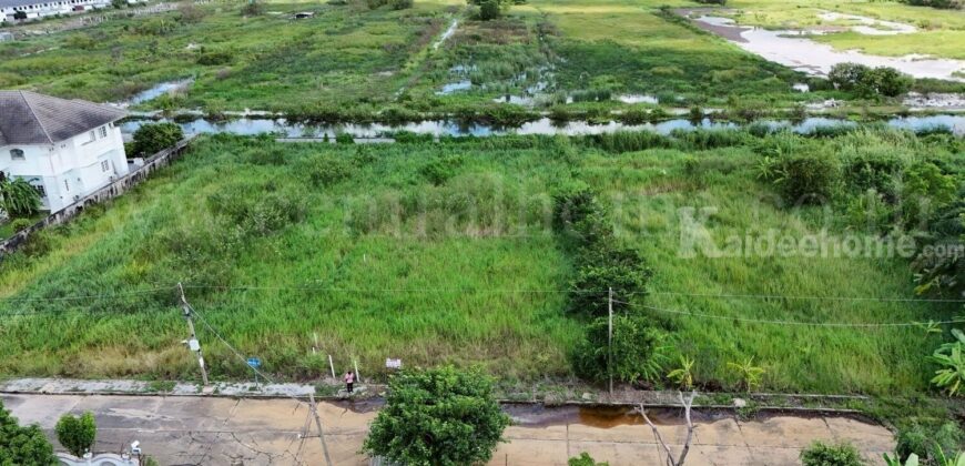 ที่ดิน 316 ตร.วา ถมแล้ว หมู่บ้านกฤษดานคร 19 – คลองหลวง 1