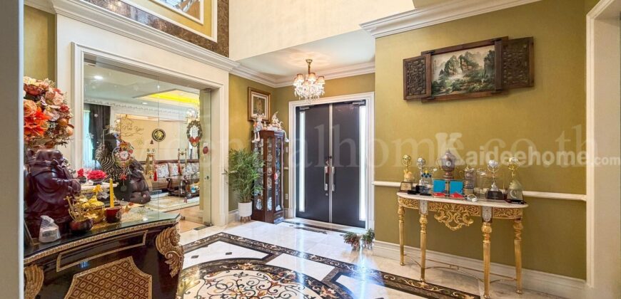 บ้านเดี่ยว เพอร์เฟค มาสเตอร์พีซ SCG HEIM รัตนาธิเบศร์ มีเพียง 8 หลังในโครงการ เฟอร์ Versace ตกแต่งพร้อมอยู่