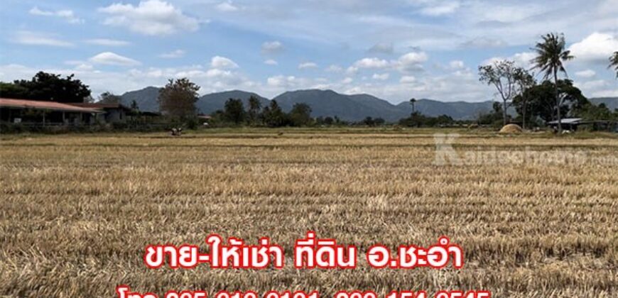 ขายที่ดินเปล่า 3 ไร่ ชะอำ เพชรบุรี ที่สวย ใกล้หัวหิน