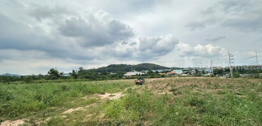 ที่ดินศักยภาพสูง(ติดถนน) นิคมอมตะ ระยอง ทำเลทอง 12-1-35 ไร่