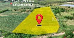 ขายที่ดินเปล่า บ้านฉาง ระยอง ทำเลเติบโตต่อเนื่อง 19-1-69.4 ไร่