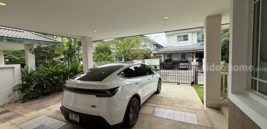 ให้เช่าบ้านเดี่ยว นันทวัน พระราม9-อ่อนนุช 3ห้องนอน 3ห้องน้ำ Line ID @757zwvfy