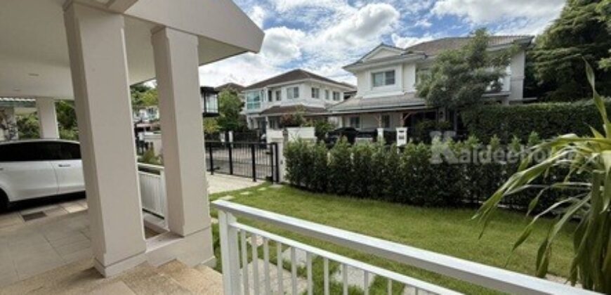 ให้เช่าบ้านเดี่ยว นันทวัน พระราม9-อ่อนนุช 3ห้องนอน 3ห้องน้ำ Line ID @757zwvfy