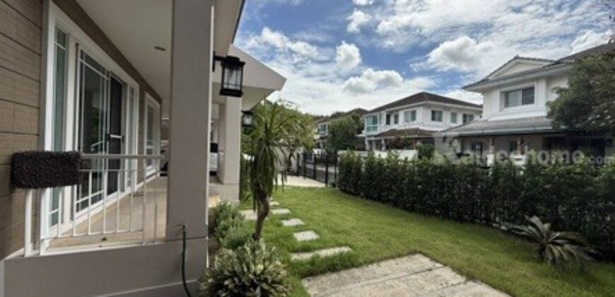 ให้เช่าบ้านเดี่ยว นันทวัน พระราม9-อ่อนนุช 3ห้องนอน 3ห้องน้ำ Line ID @757zwvfy