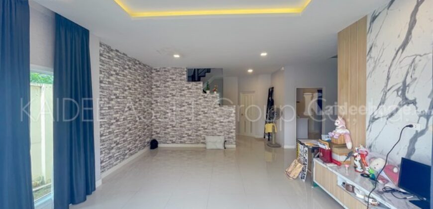 บ้านรัชชา 7 พระราม 5 บ้านเดี่ยว นครอินทร์ ราชพฤกษ์ แปลงริม