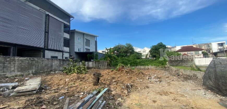 ขายที่ดินแปลงเล็ก 50 ตารางวา ปรีดี 20 สุขุมวิท 71 พร้อมแบบบ้านหรูมีลิฟต์