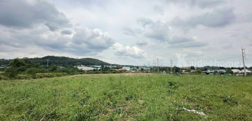 ที่ดินศักยภาพสูง(ติดถนน) นิคมอมตะ ระยอง ทำเลทอง 12-1-35 ไร่
