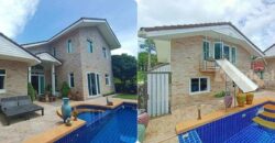 ขายบ้านสวยๆ 2 ชั้น ตกแต่งน่าอยู่ สามารถต่อยอดเป็นธุรกิจบ้านพักพูลวิลล่าได้ ยู่ฝั่งหาดบางเสร่ อ.สัตหีบ จ.ชลบุรี