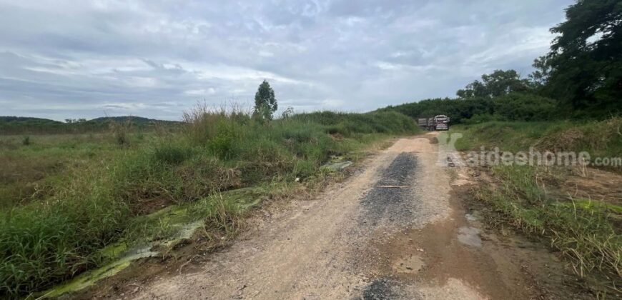 ขายที่ดินเปล่า บ้านฉาง ระยอง ทำเลเติบโตต่อเนื่อง 19-1-69.4 ไร่