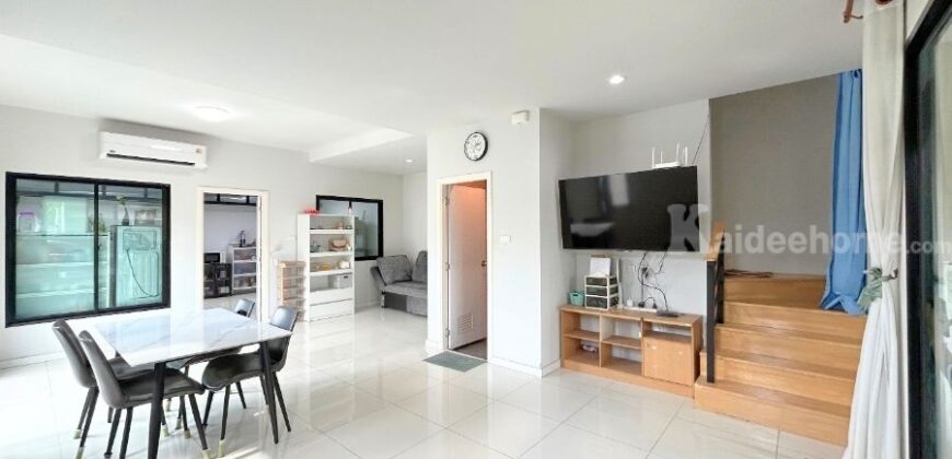 ทาวน์โฮม 2 ชั้น เอสเกต ทาวน์ ราชพฤกษ์-345 (หลังริม 34.4 ตร.ว. หน้ากว้าง 7.5 ม.) ซอยวัดลำโพ บางบัวทอง นนทบุรี : S Gate Town Ratchaphruek-345