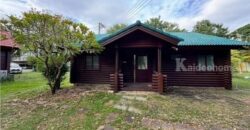 รหัสC6938 ให้เช่าบ้านไม้ 1ชั้น ย่านถนนพัฒนาการ สวนหลวง