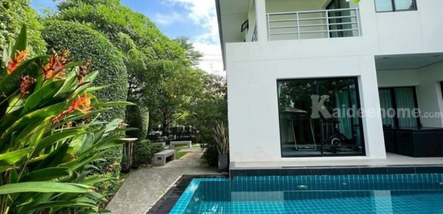 รหัสC6945 ให้เช่า ขายบ้าน POOL VILLA หมู่บ้านBlue Lagoon 2 บลูลากูน 2 บางนา-วงแหวน ตกแต่งพร้อมอยู่