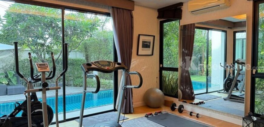 รหัสC6945 ให้เช่า ขายบ้าน POOL VILLA หมู่บ้านBlue Lagoon 2 บลูลากูน 2 บางนา-วงแหวน ตกแต่งพร้อมอยู่