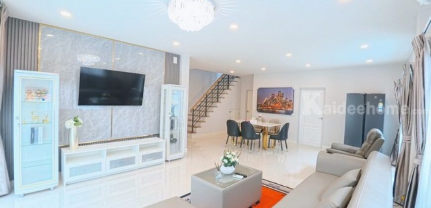 รหัสC6949 ให้เช่าบ้านเดี่ยว 2 ชั้น หมู่บ้าน CENTRO Vibhavadi ใกล้นานาชาติฮาร์โรว์ ดอนเมือง