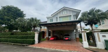 รหัสC6950 ให้เช่า ขายบ้านเดี่ยว 2ชั้น หมู่บ้านเพอร์เฟค มาสเตอร์พีช พระราม9 พร้อมสะว่ายน้ำส่วนตัว ตกแต่งพร้อมอยู่