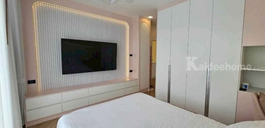 รหัสC6955 ให้เช่าบ้านเดี่ยว 2ชั้น สไตล์นอร์ดิก หมู่บ้านนครินทร์การ์เด้น ถนนร่มเกล้า ใกล้สนามบินสุวรรณภูมิ