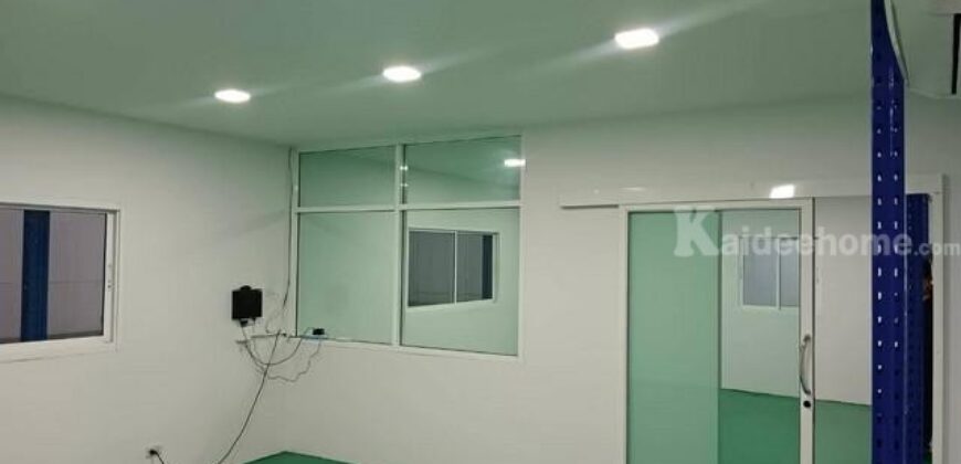 รหัสC6965 ให้เช่าโกดังพร้อมออฟฟิศ ถนนเชื่อมคลองมอญ ลาดกระบัง ใกล้เลียบมอเตอร์ ใกล้สนามบินสุวรรณภูมิ