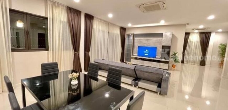 รหัสC6966 ให้เช่าบ้านเดี่ยว 2ชั้น หมู่บ้านเดอะ ซิตี้ รามอินทรา 2 ติดถนนจตุโชติ เลียบถนนมอเตอร์เวย์