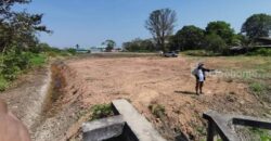 รหัสC6973 ให้เช่าที่ดิน 5ไร่ 2งาน ริมถนนประชาพัฒนา ทับยาว ลาดกระบัง