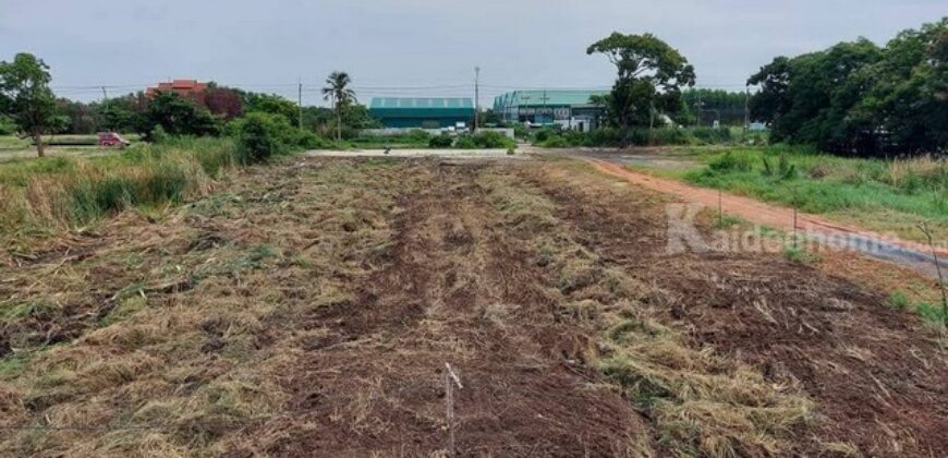 รหัสC6973 ให้เช่าที่ดิน 5ไร่ 2งาน ริมถนนประชาพัฒนา ทับยาว ลาดกระบัง