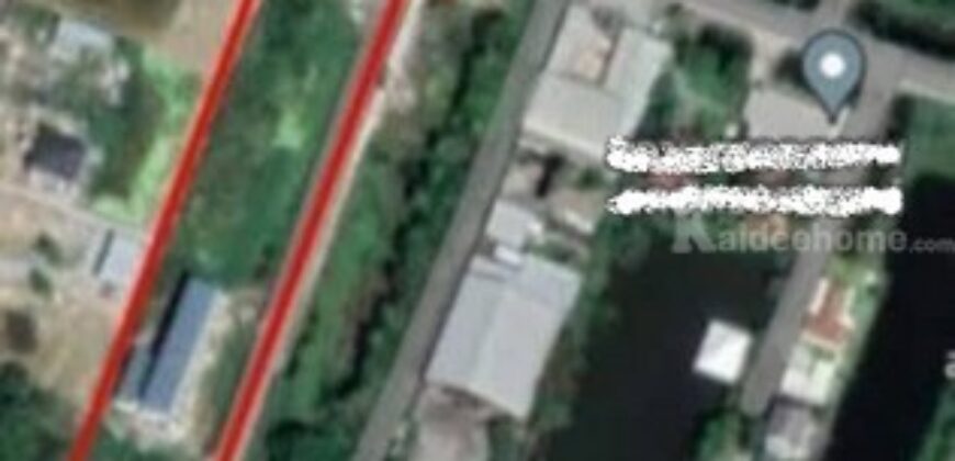 รหัสC6973 ให้เช่าที่ดิน 5ไร่ 2งาน ริมถนนประชาพัฒนา ทับยาว ลาดกระบัง