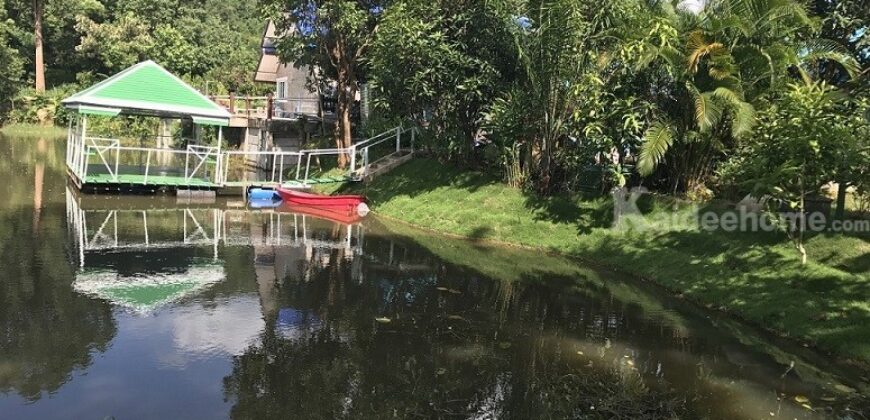 ขายบ้านทรงรีสอร์ท ใกล้เขา ติดลำธาร จังหวัดปราจีนบุรี