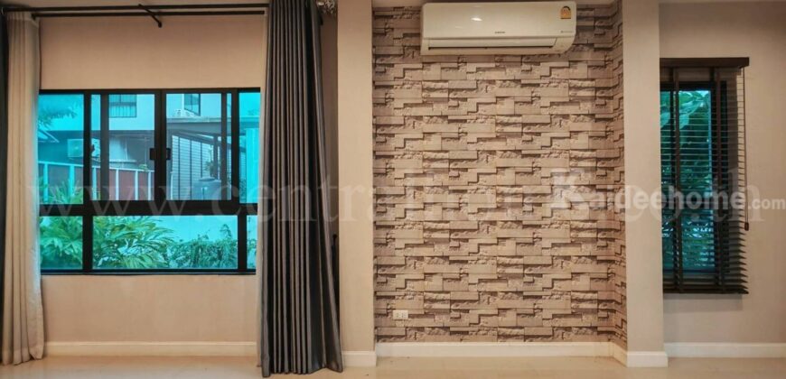 บ้านเดี่ยว หมู่บ้านสัมมากร ชัยพฤกษ์ – วงแหวน 2 ถูกที่สุดในโครงการ