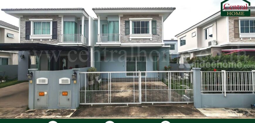 บ้านแฝด วิลลาจจิโอ เพชรเกษม – สาย 4 เฟอร์นิเจอร์ครบ พร้อมอยู่