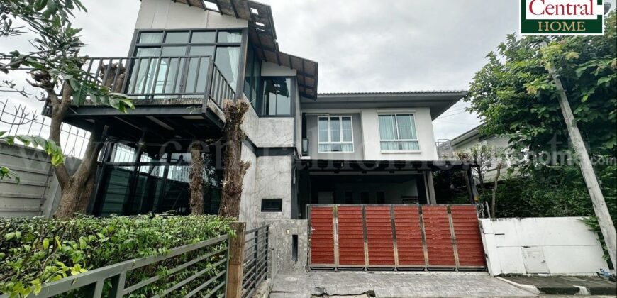 บ้านเดี่ยว ฮาบิเทีย บอนด์ ราชพฤกษ์ หลังริม ต่อเติมเต็ม พร้อมอยู่