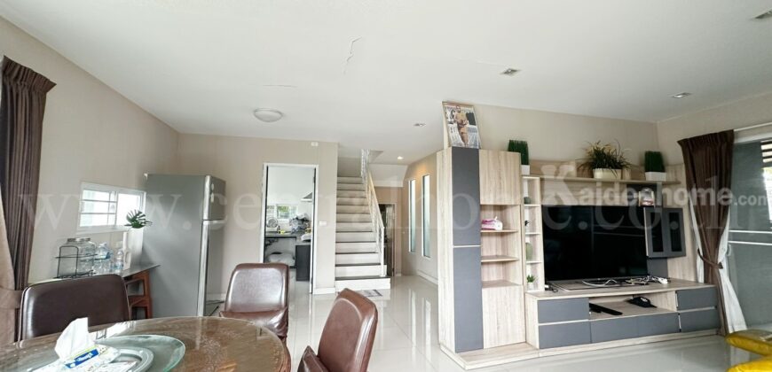 บ้านเดี่ยว ฮาบิเทีย บอนด์ ราชพฤกษ์ หลังริม ต่อเติมเต็ม พร้อมอยู่