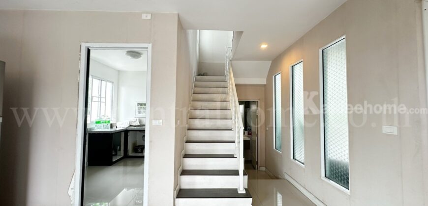 บ้านเดี่ยว ฮาบิเทีย บอนด์ ราชพฤกษ์ หลังริม ต่อเติมเต็ม พร้อมอยู่