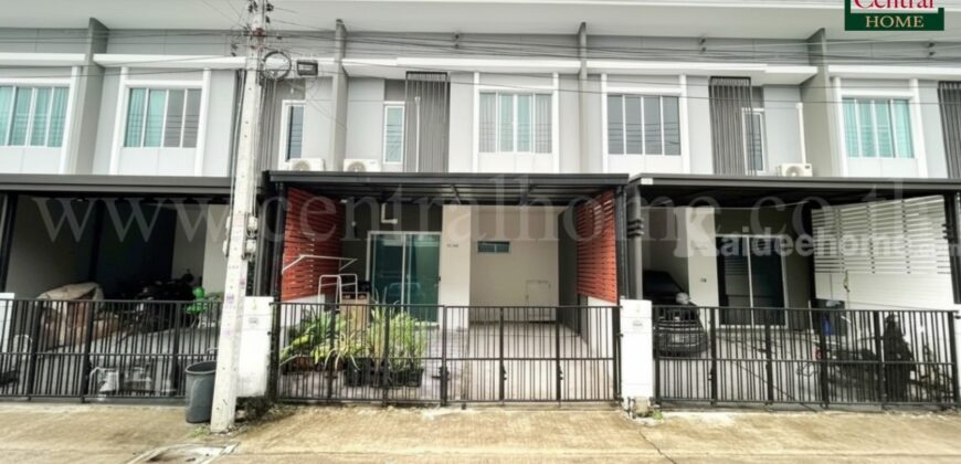 ทาวน์โฮม พฤกษาวิลล์ 111 รังสิต – ซอย เวิร์คพอยท์ ตกแต่งพร้อมอยู่