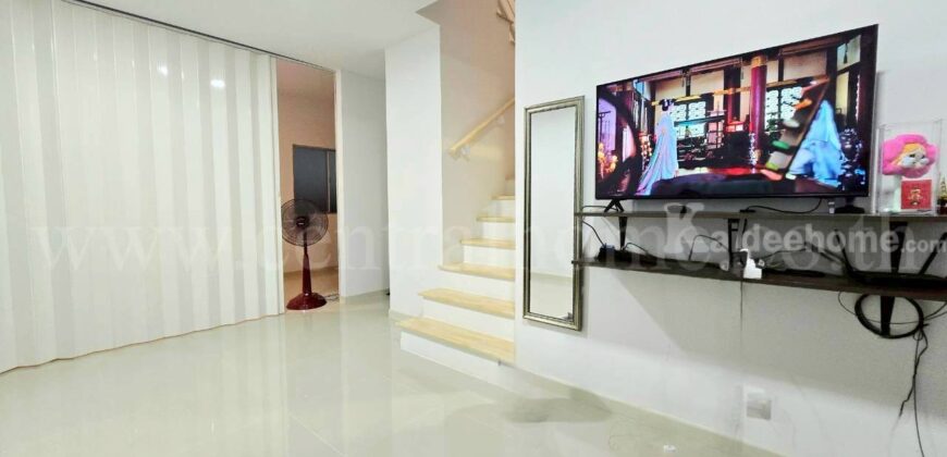 ทาวน์โฮม พฤกษาวิลล์ 111 รังสิต – ซอย เวิร์คพอยท์ ตกแต่งพร้อมอยู่