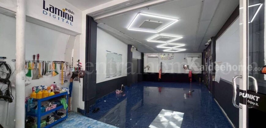 อาคารพาณิชย์ 5 ชั้น 2 คูหา ถนนกาญจนาภิเษก ใกล้ เซ็นทรัล เวสต์เกต