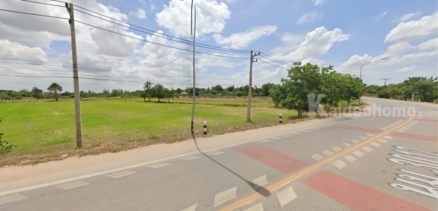 ที่ดินเปล่าอำเภอด่านขุนทด นครราชสีมา 4 ไร่ทำเลดี อยู่ติดถนน นม.3012