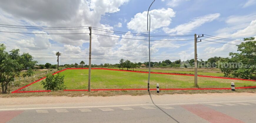 ที่ดินเปล่าอำเภอด่านขุนทด นครราชสีมา 4 ไร่ทำเลดี อยู่ติดถนน นม.3012