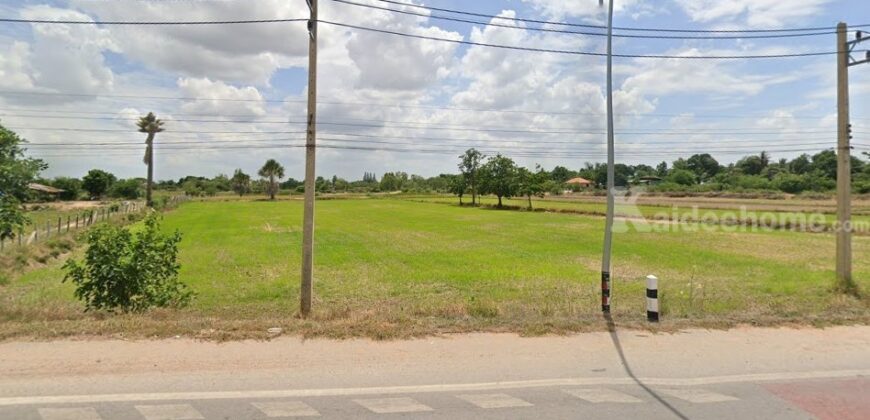 ที่ดินเปล่าอำเภอด่านขุนทด นครราชสีมา 4 ไร่ทำเลดี อยู่ติดถนน นม.3012