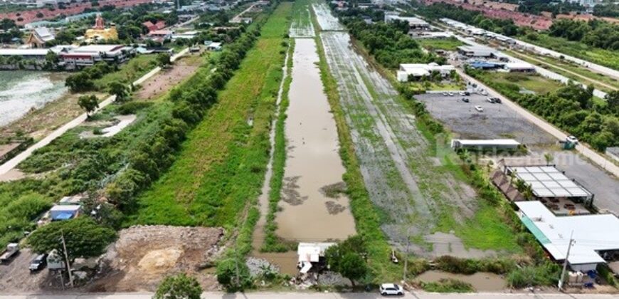 ที่ดิน 23 ไร่ คลอง 3 คลองหลวง ทำเลเด่น เหมาะลงทุนหรือพัฒนาโครงการ โทร 064-5939524