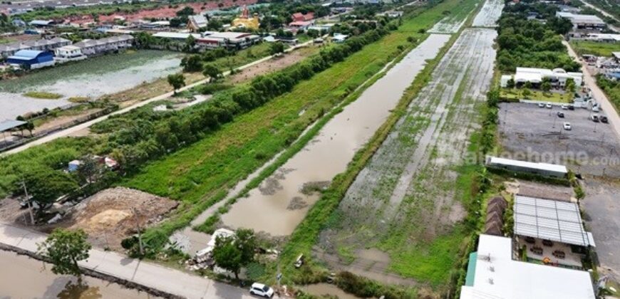 ที่ดิน 23 ไร่ คลอง 3 คลองหลวง ทำเลเด่น เหมาะลงทุนหรือพัฒนาโครงการ โทร 064-5939524